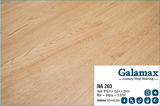 Sàn nhựa giả gỗ vinyl Galamax